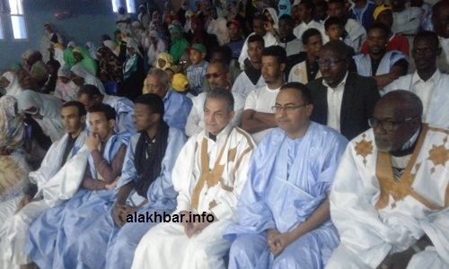 جانب من حضور العمدة المركزي في مقاطعة نواذيبو القاسم بلالي ونائبه الأول وبعض الشخصيات/الأخبار