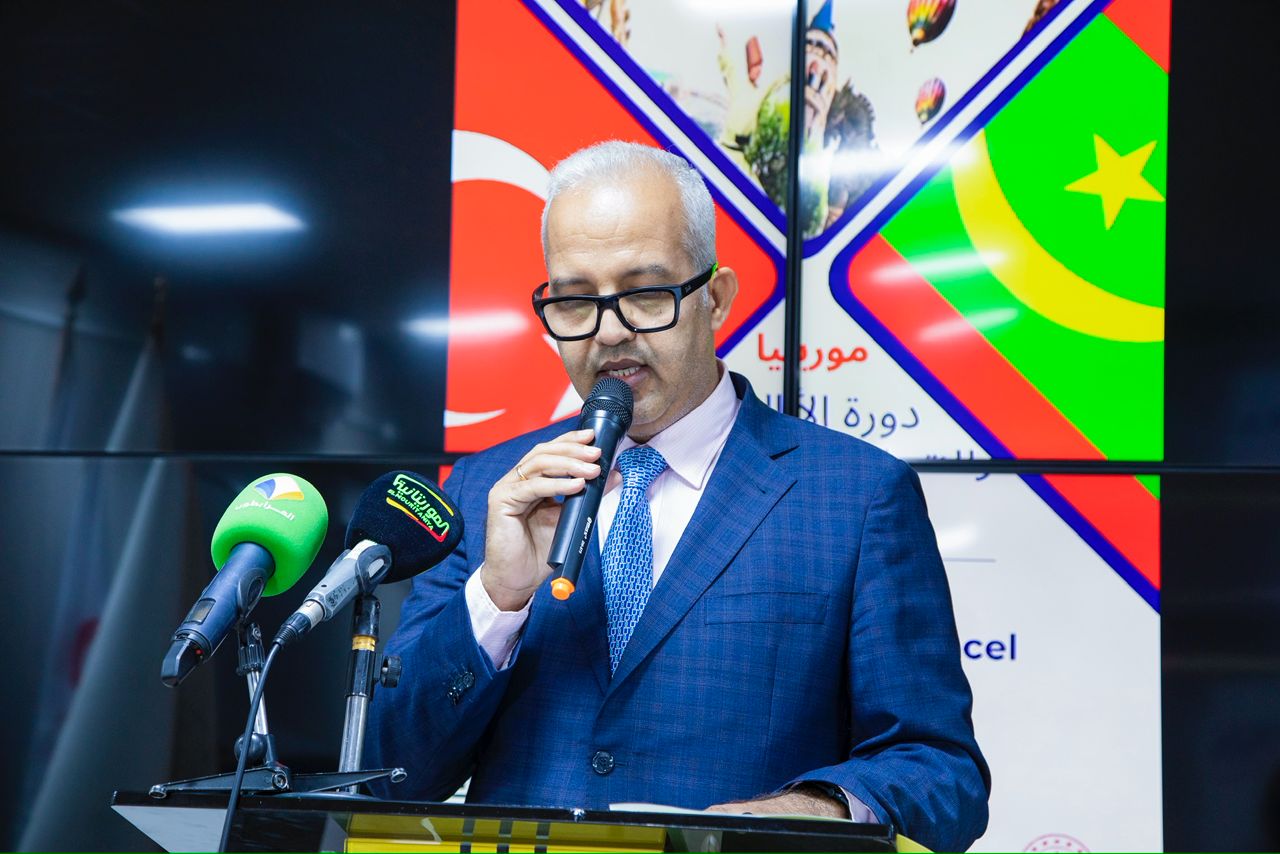 المدير العام للمكتب الوطني للسياحة محفوظ ولد اجيد خلال كلمته 
